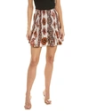 Iro Tomie Cotton Blend Mini Skirt In White