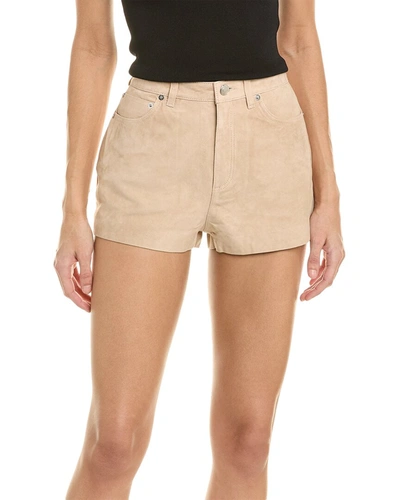 Iro Suede Short In Beige