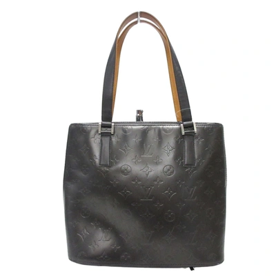 Pre-owned Louis Vuitton Stockton Pony-style Calfskin Tote Bag () In Black
