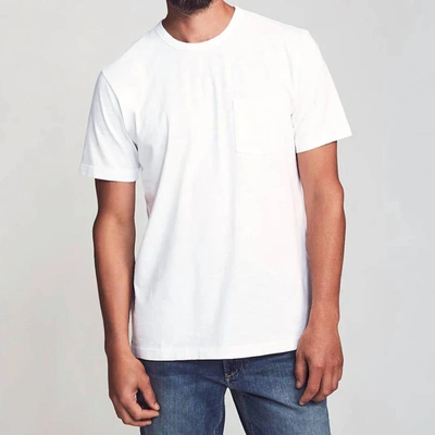 FAHERTY POCKET TEE IN WHITE