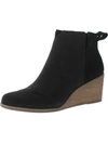 Toms Clare Wedge Bootie In Black