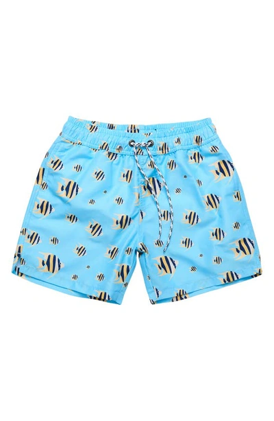 Snapper Rock Kids' Float Your Boat Swim Short In Blue