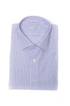 Robert Friedman Burgundy Cotton Shirt In White
