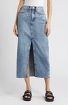 Rag & Bone Blue Clara Maxi Skirt In Elle