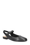 Bella Vita Andie Womens Leather Square Toe Mary Janes In Black Leather