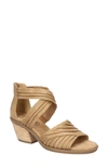 Bella Vita Women's Quinnell Block Heel Sandals In Natural