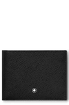 Montblanc Sartorial Leather Bifold Wallet In Black