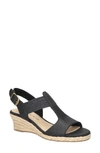 Bella Vita Zayla Wedge Sandal In Black