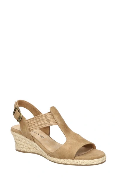 Bella Vita Women's Zayla Espadrille Wedge Sandals In Natural