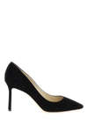 Jimmy Choo Romy 85 Suede Pumps