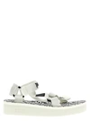 PALM ANGELS DEPA SANDALS WHITE/BLACK