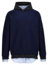 BALENCIAGA LAYERED SWEATER SWEATER, CARDIGANS BLUE