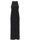 Saint Laurent Back-tie Satin Crepe Dress