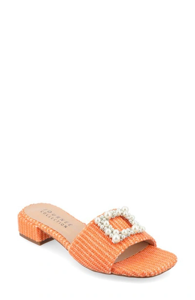 Journee Collection Womens Justina Heeled Sandals In Multi