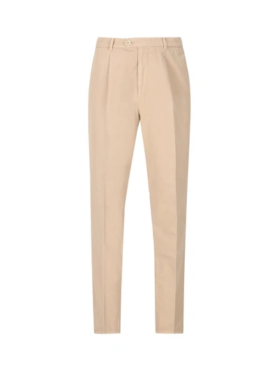 Brunello Cucinelli Trousers In Farro