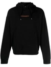 Dsquared2 Cipro Logo-print Cotton Hoodie In Black