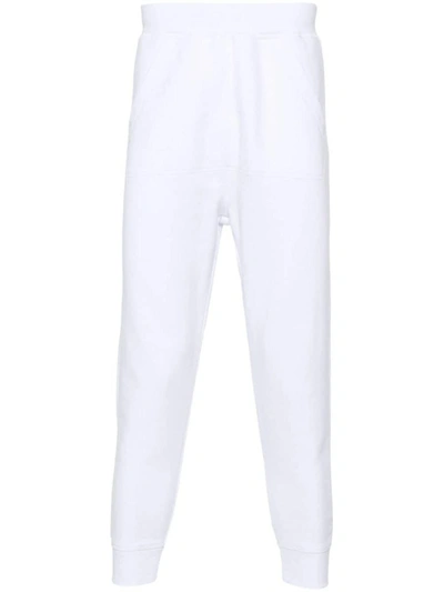 Dsquared2 Logo Printed Track Pants In White