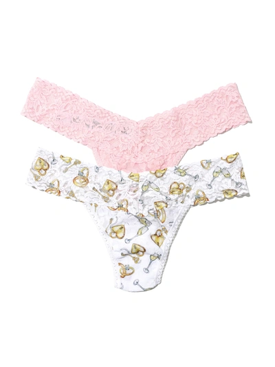 Hanky Panky Low Rise 2 Pack In Pink