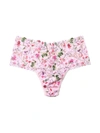 Hanky Panky Printed Retro Lace Thong In Multicolor