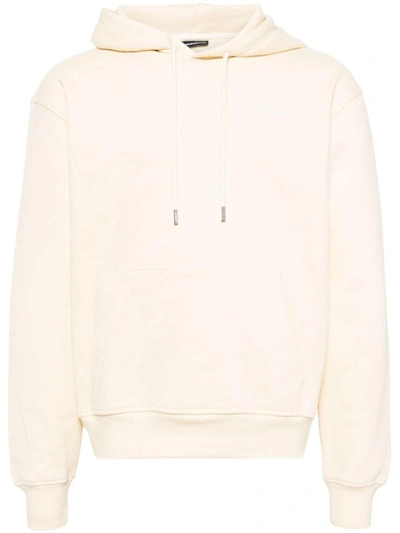 Jacquemus The Typo Hoodie In Beige