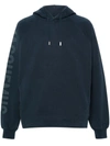 Jacquemus Relaxed Fit Cropped Hoodie With Raglan Sleeves In Blue