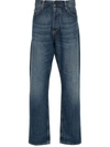Carhartt Marlow Mid-rise Straight-leg Jeans In Blue