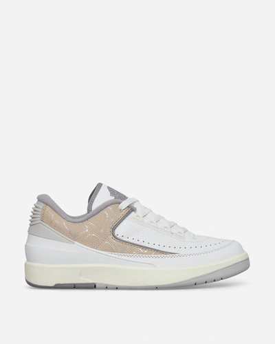 Nike Air Jordan 2 Retro Low White/cement Grey-sanddrift Dv9956-100 Men's In White/cement Grey/sanddrift/neutral Grey