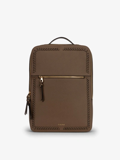 Calpak Kaya 17 Inch Laptop Backpack In Mocha