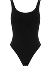 Alice And Olivia Remy Reversible Bodysuit In Black