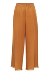 Antonelli Ryan - Loose Linen Trousers In Orange