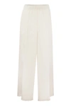 Antonelli Wide-leg Trousers In Milk