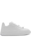 BURBERRY BURBERRY BOX LEATHER SNEAKERS