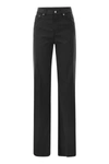 Dondup Amber - Wide-leg Jeans In Black