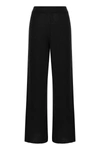 FABIANA FILIPPI FABIANA FILIPPI COTTON AND LINEN TROUSERS WITH MICRO SEQUINS