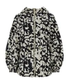 Mackage Printed Polyester Reversibile Delia Windbreaker In Black