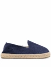 Manebi Manebí La Havana Organic Hemp Espadrilles In Blue