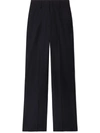 Off-white Off White Formal Over Wool Trousers In Black