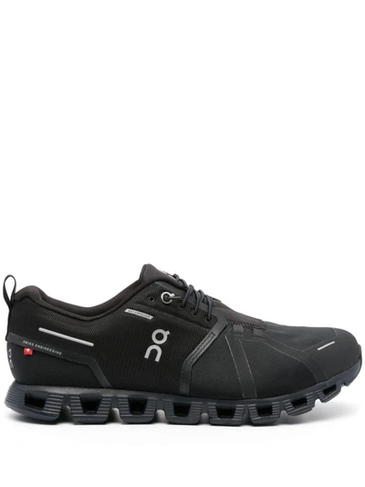 On Running Cloud 5 Waterproof Running Trainers In Black