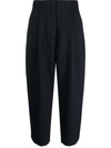 Studio Nicholson Dordoni Cropped Trousers In Blue