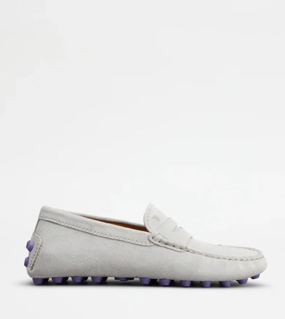 Tod's Flat Shoes In Grey