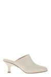 Tod's Leather Sabot In Chalk