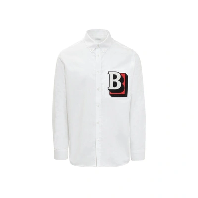 Burberry Cotton Shirt In White
