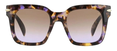 Rag & Bone Rnb1014/s Dex Qr Square Sunglasses In Brown