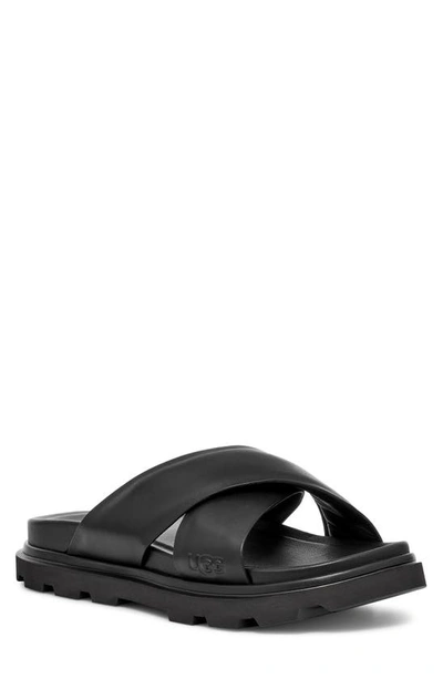 Ugg Capitola Slide Sandal In Black