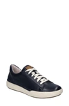Josef Seibel Womens Lace-up Leather Casual And Fashion Sneakers In Indigo