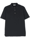 Boglioli Button-placket Detail Polo Shirt In Blue