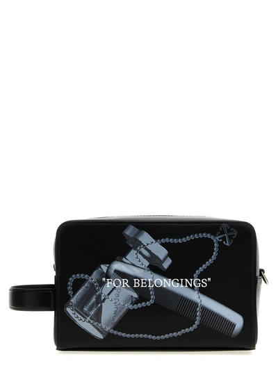 Off-white Beauty 'q Bookish Toiletry' In White/black