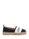 OFF-WHITE OFF-WHITE ESPADRILLES WITH BOOKISH LOGO