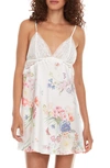 Flora Nikrooz Andrea Shimmer Charm Chemise In Ivory