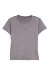 Alexander Wang T Alexanderwang.t Essential Cotton Logo Tee In Acid Fog